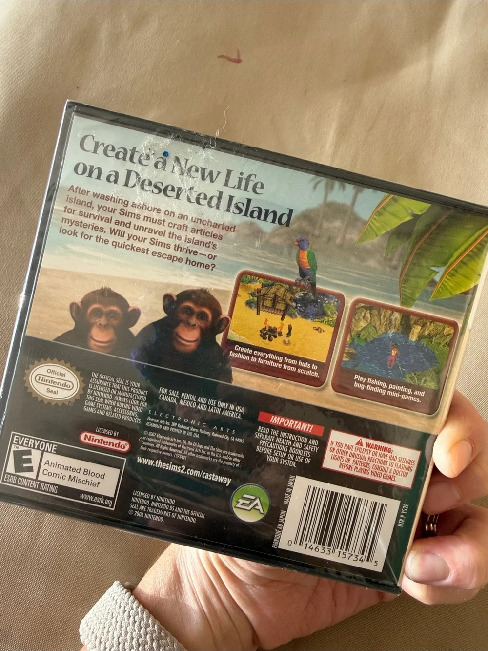 The Sims 2 Castaway (Nintendo DS) - EA - Green